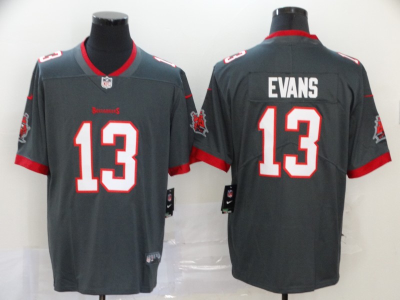 Men's Tampa Bay Buccaneers #13 Mike Evans New Grey Vapor Untouchable Limited Stitched NFL Jersey